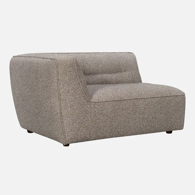 NED Collections Grace Sofa 1 Seater Left Arm - Fawn Cloud image number 2